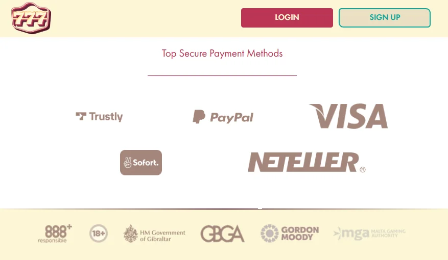 Cookies Policy 777 Casino